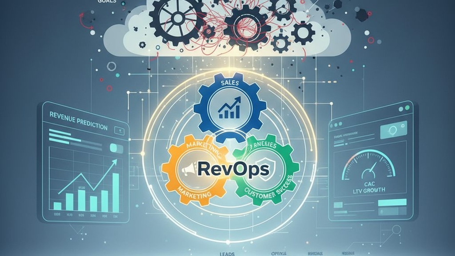RevOps: O Guia Definitivo Para Destravar o Crescimento B2B e Ligar o Motor da Receita Previsível